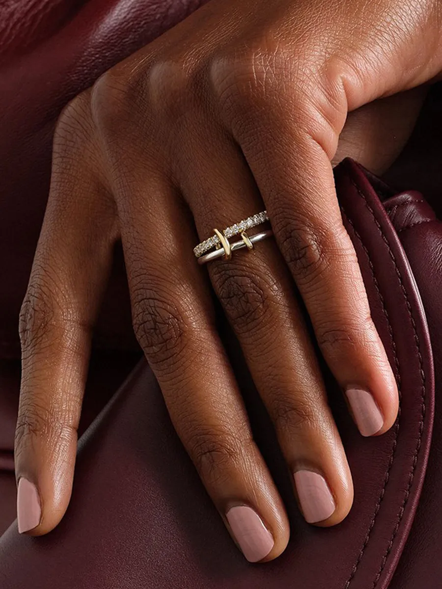 Clara Double Layer Diamond Ring