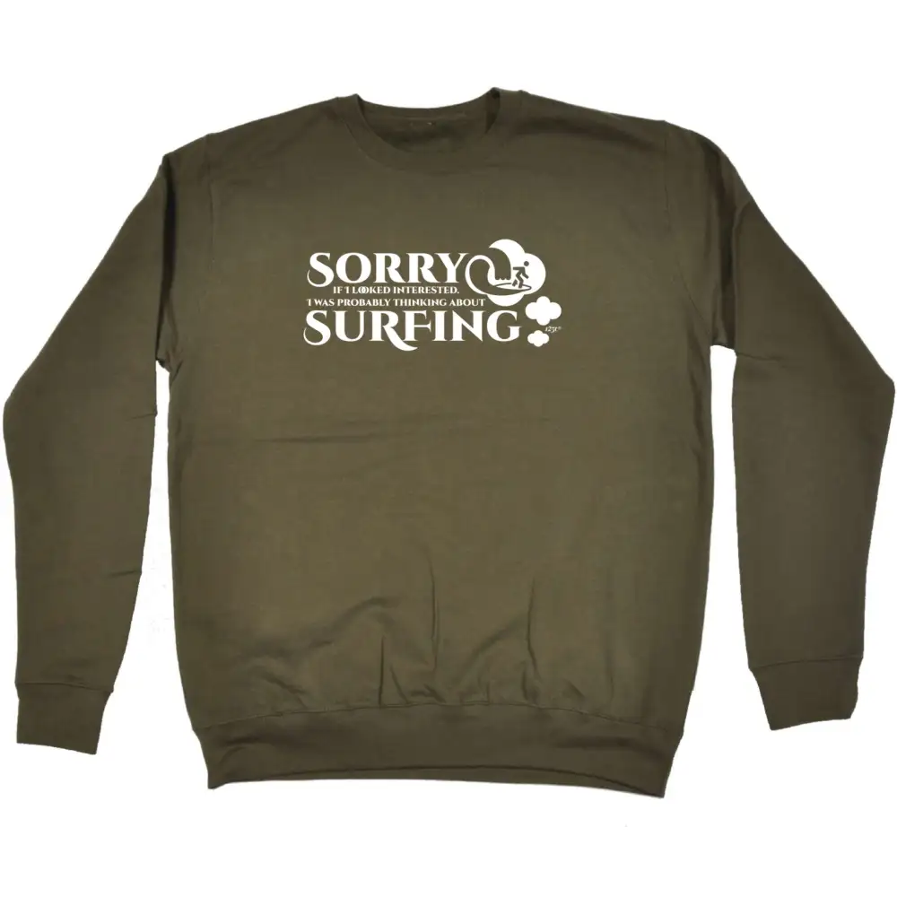 Surfing Thoughts Graphic Sweatshirt