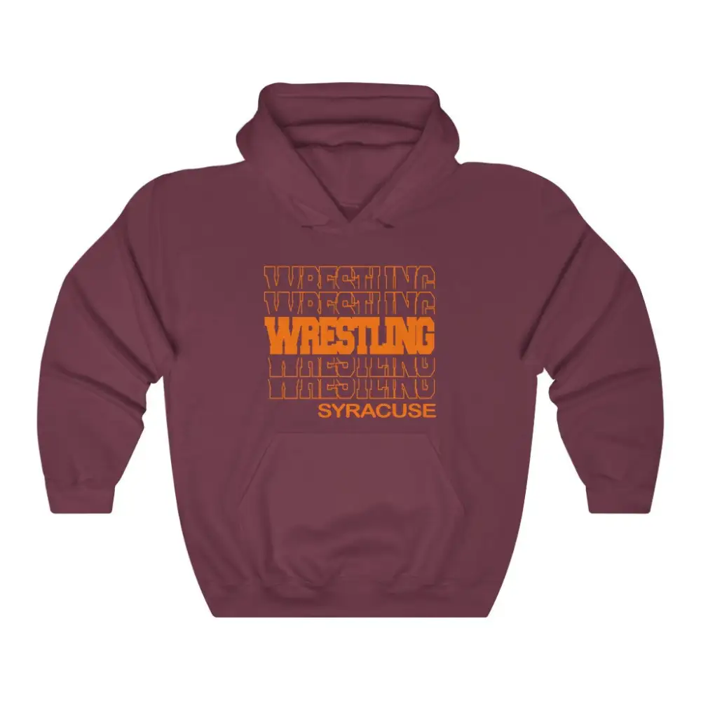 Classic Wrestling Stacked Letter Hoodie