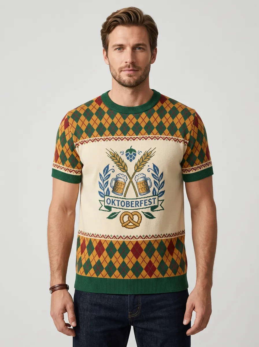 Classic Pretzel Detail Knit Shirt