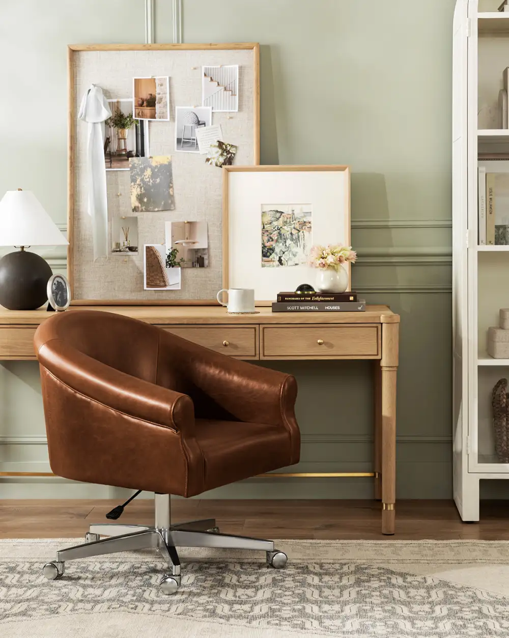 Leather Desk Chair