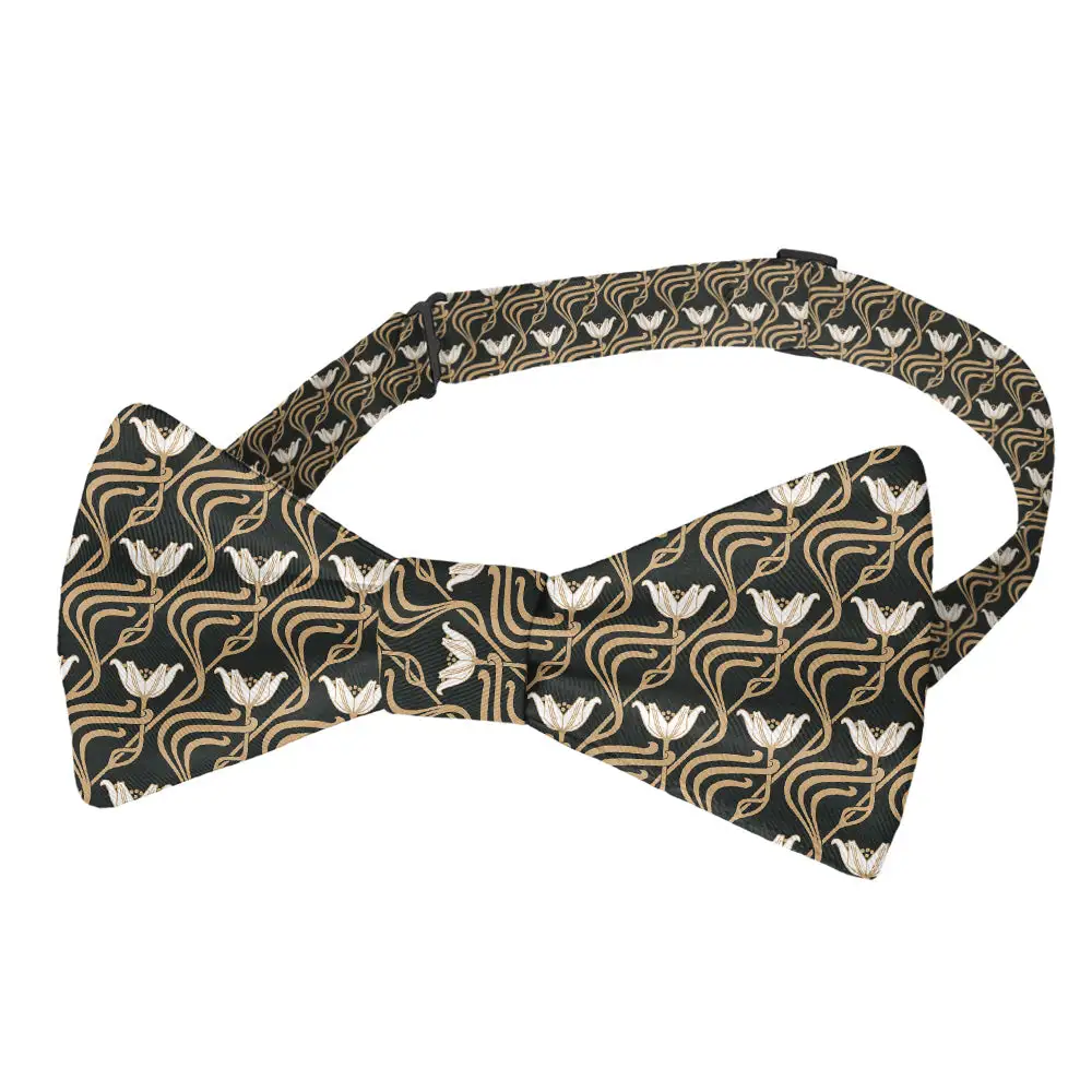 Gatsby Floral Motif Bow Tie