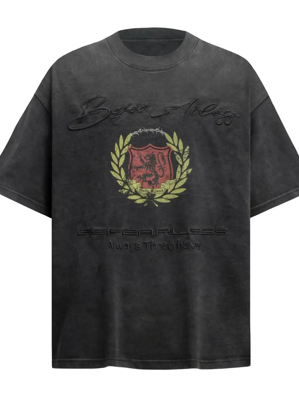 Roomy Graphic Crew Neck Short Sleeve Tee