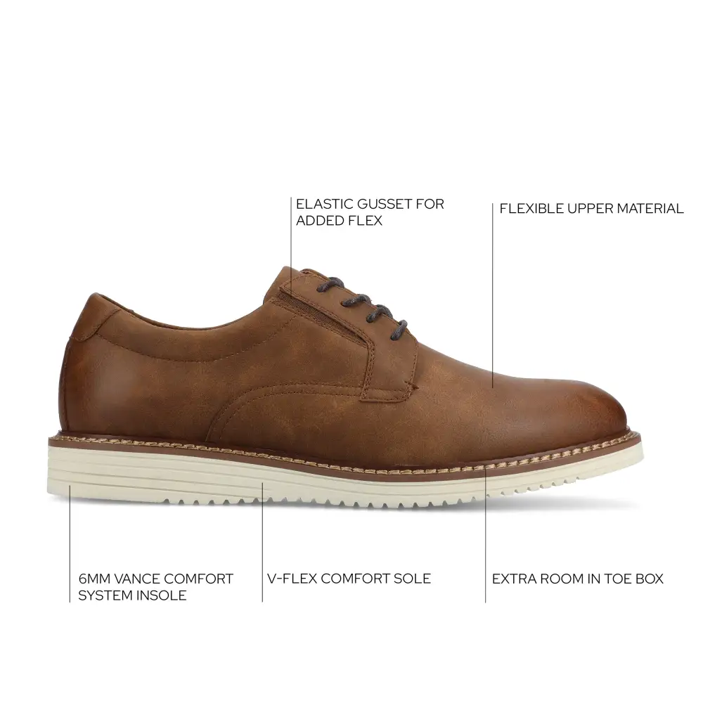 Flexible Sole Everyday Leather Shoes