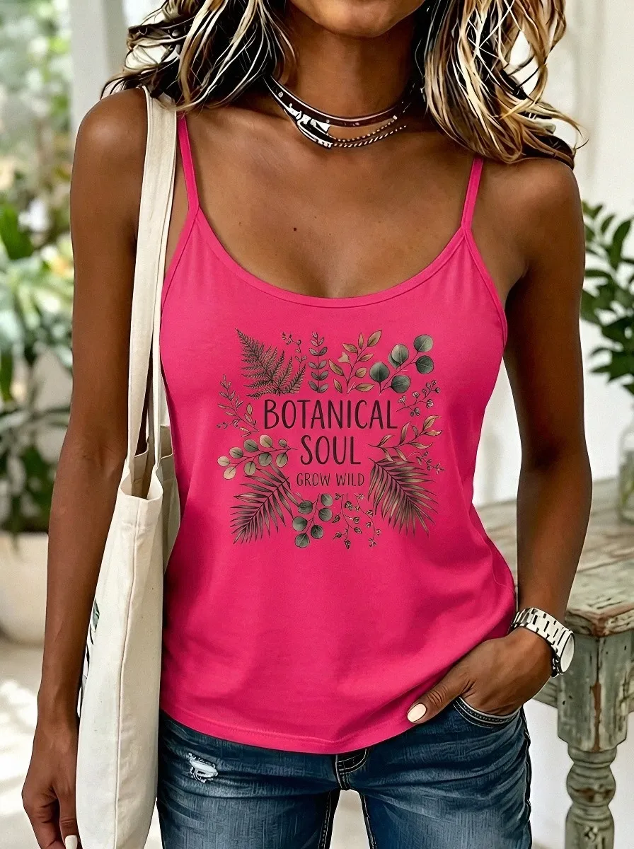 Botanical Soul Nature Tank Top Weekend
