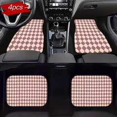 Checkerboard Car Floor Mats