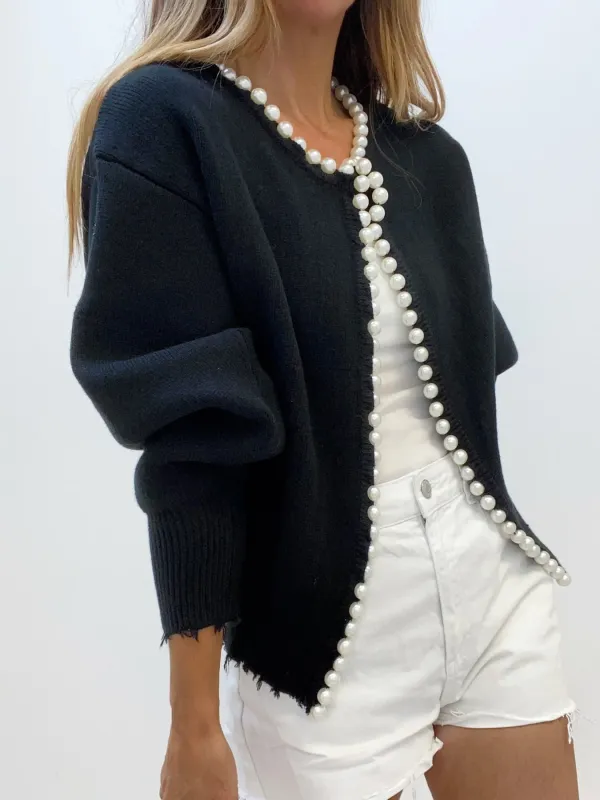 Pearl Detail Cardigan