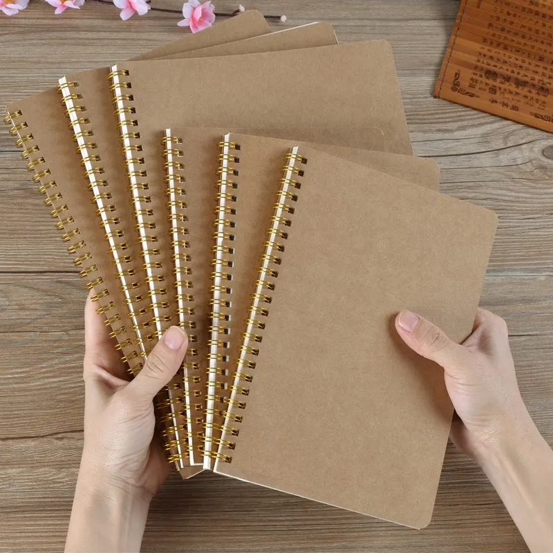 Vintage Kraft Spiral Notebook