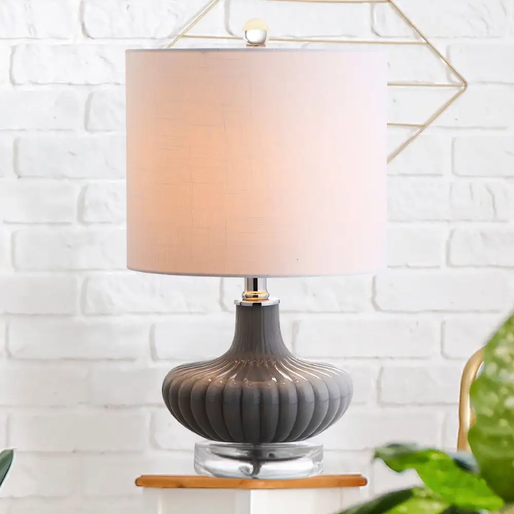 Glass And Lucite LED Table Lamp