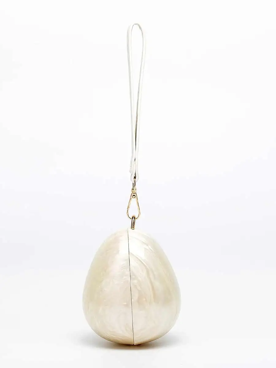 Elysia Pearl Strap Egg Bag