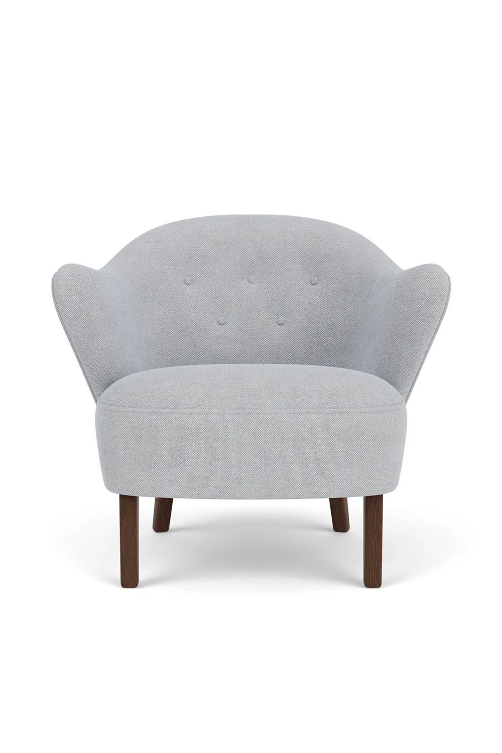 Textured Curved-Back Lounge Chair