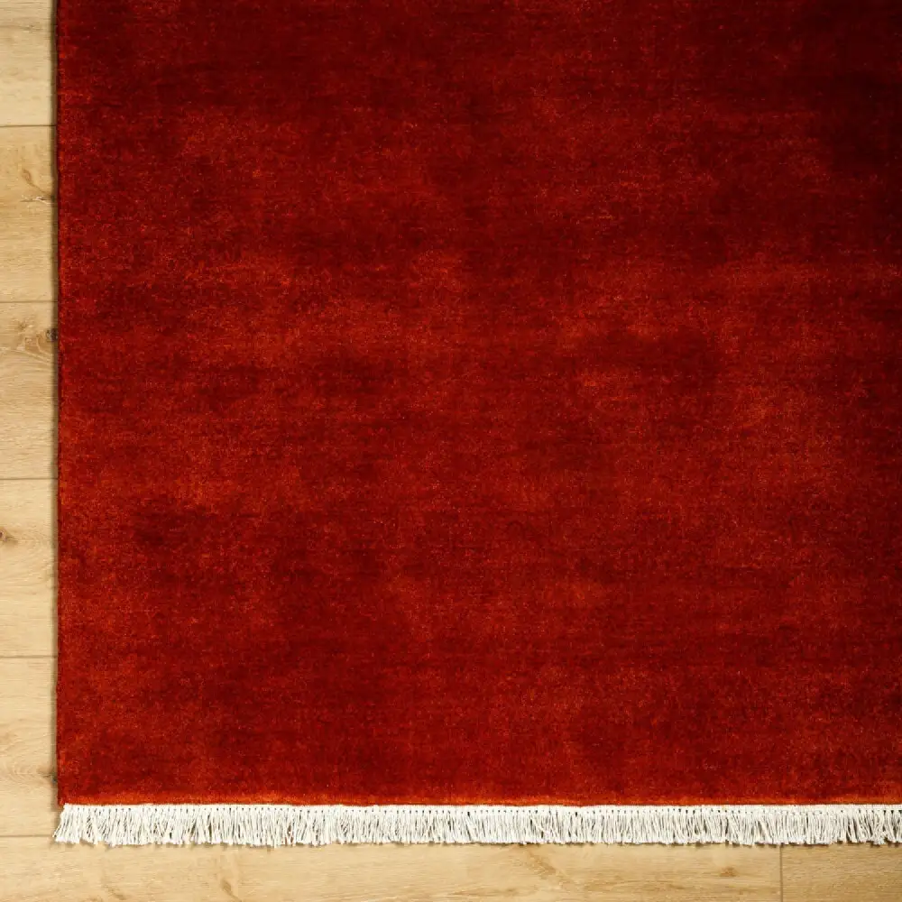Hand-Loomed Wool Fringe Table Runner