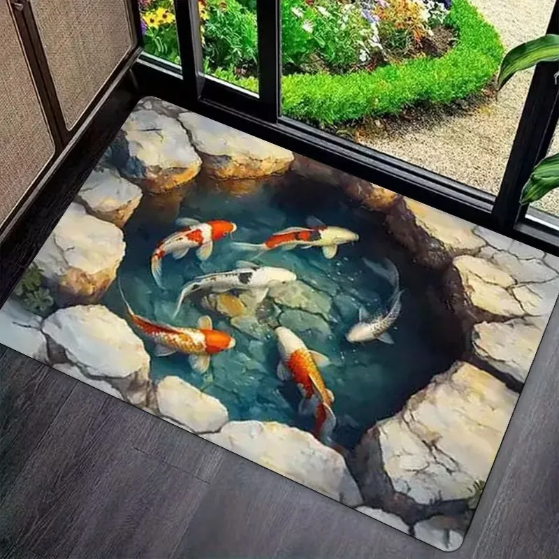 Koi Fish 3D Entry Mat