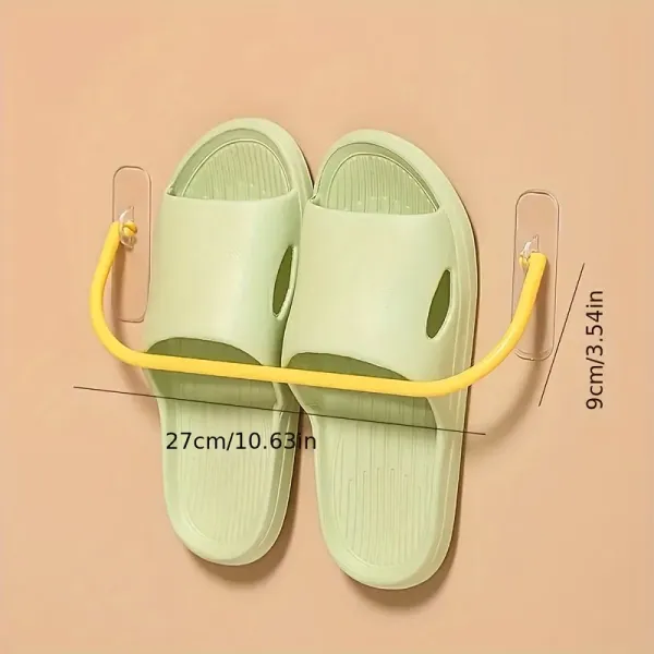 2 Pcs Wall-Mounted Shoe Rack
