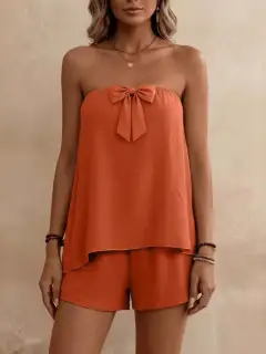 Relaxed Everyday Top and Shorts Matching Set