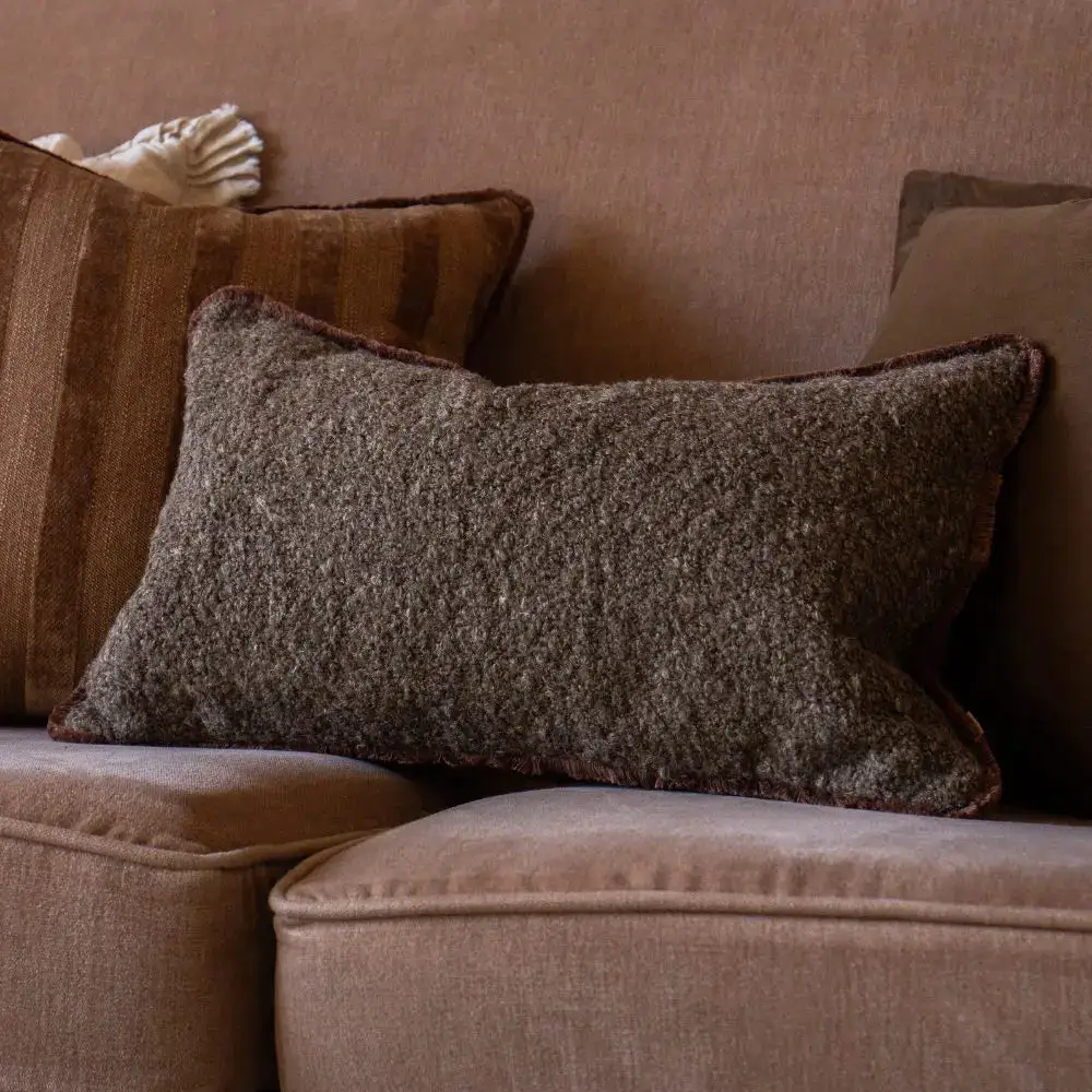 Boucle Rectangular Decorative Cushion