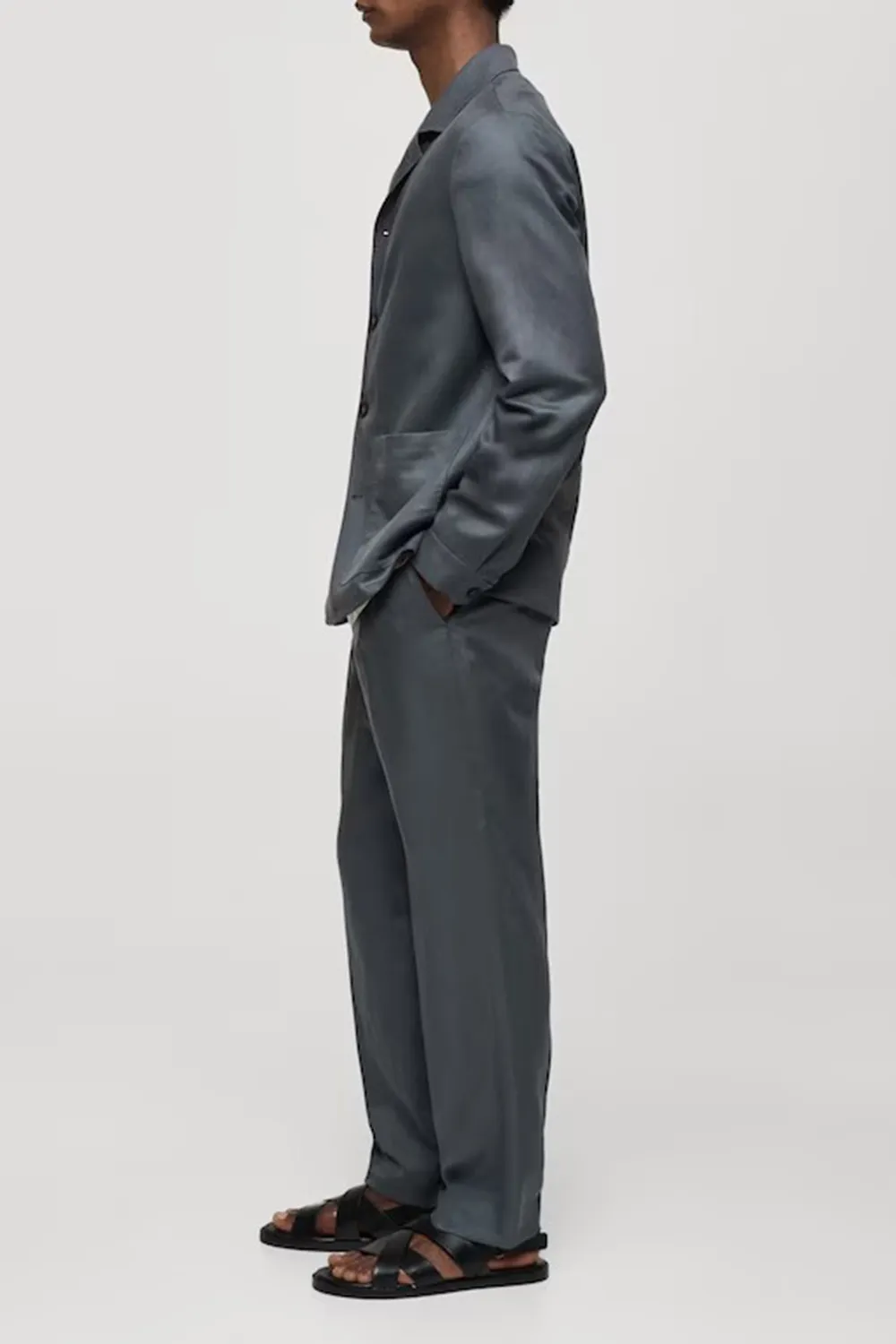 Lyocell Linen Overshirt With Pockets