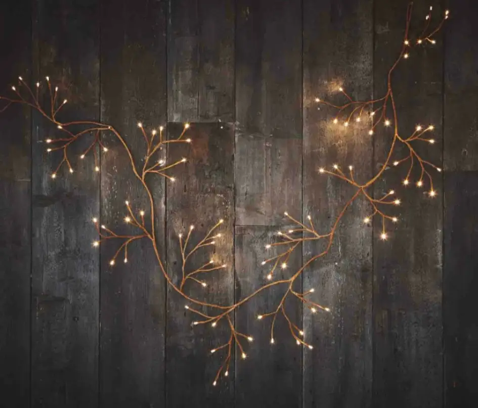 LED Solar Powered Ivy Botanical String Lights
