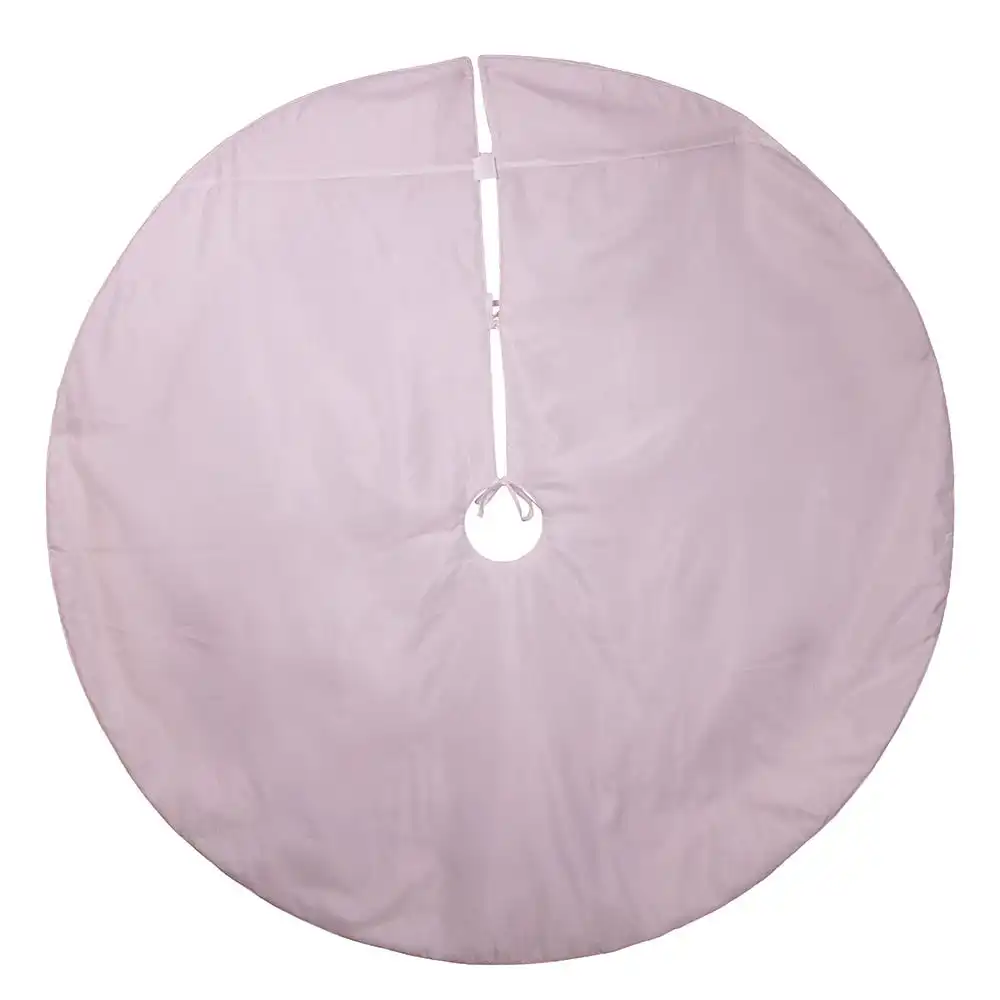 Snowflake Embroidered Dupion Tree Skirt