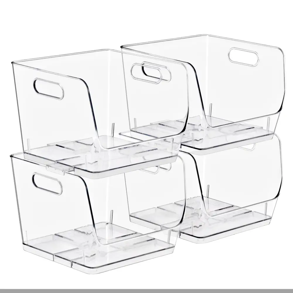 Open Front Storage Bins Square