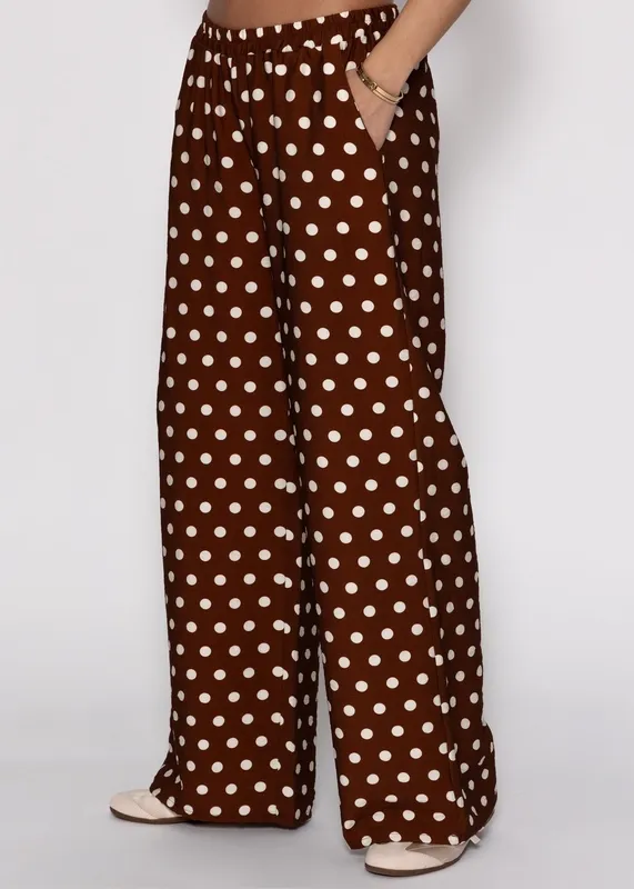 Beige Brown Everyday Pants