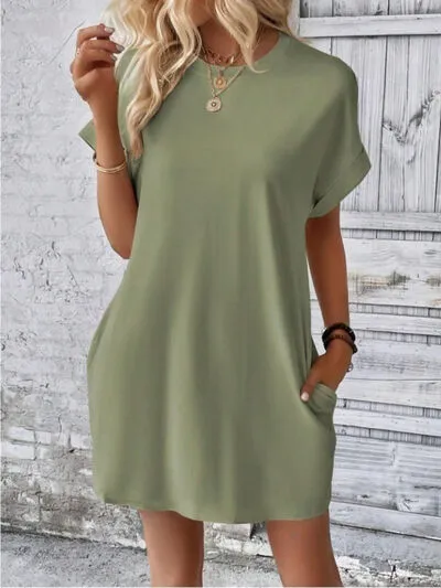 Classic Tee Short-Sleeve Cotton Mini Dress