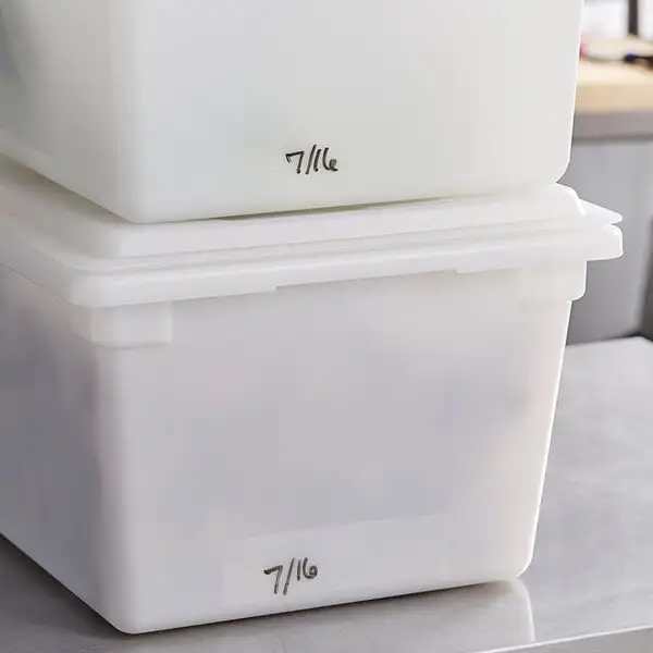 Space-Saving Polyethylene Food Storage Box