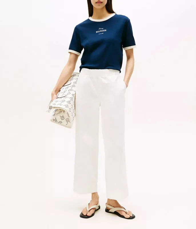 White Everyday Casual Pants