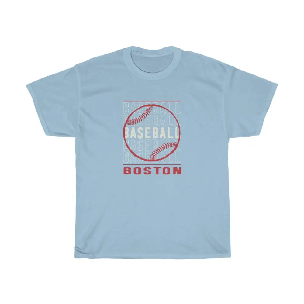 Baseball Boston with Baseball Graphic T-Shirt