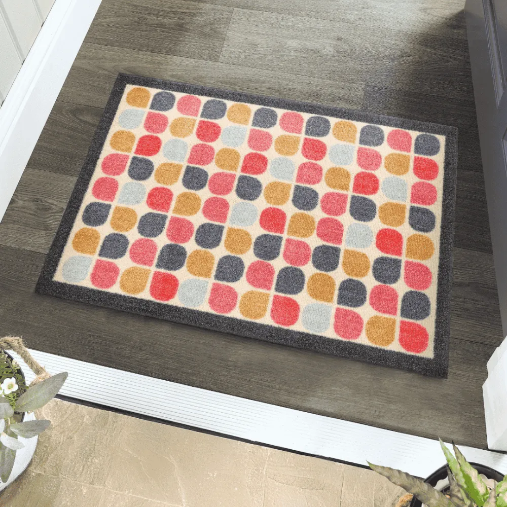Retro Clover Door Mat