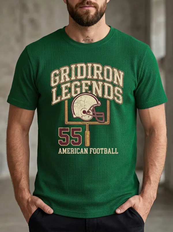Men's Field Gridiron Helmet T-Shirt