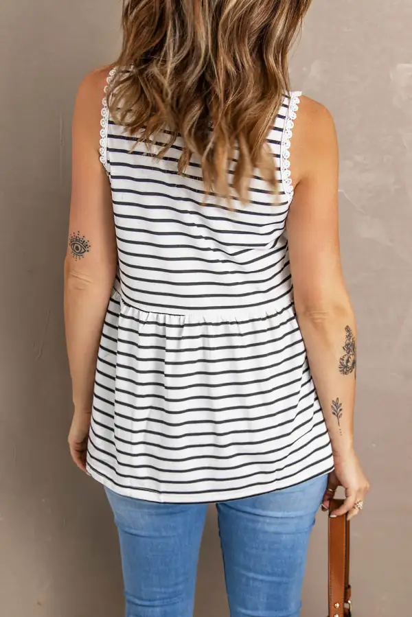 Relaxed Striped Tank Top