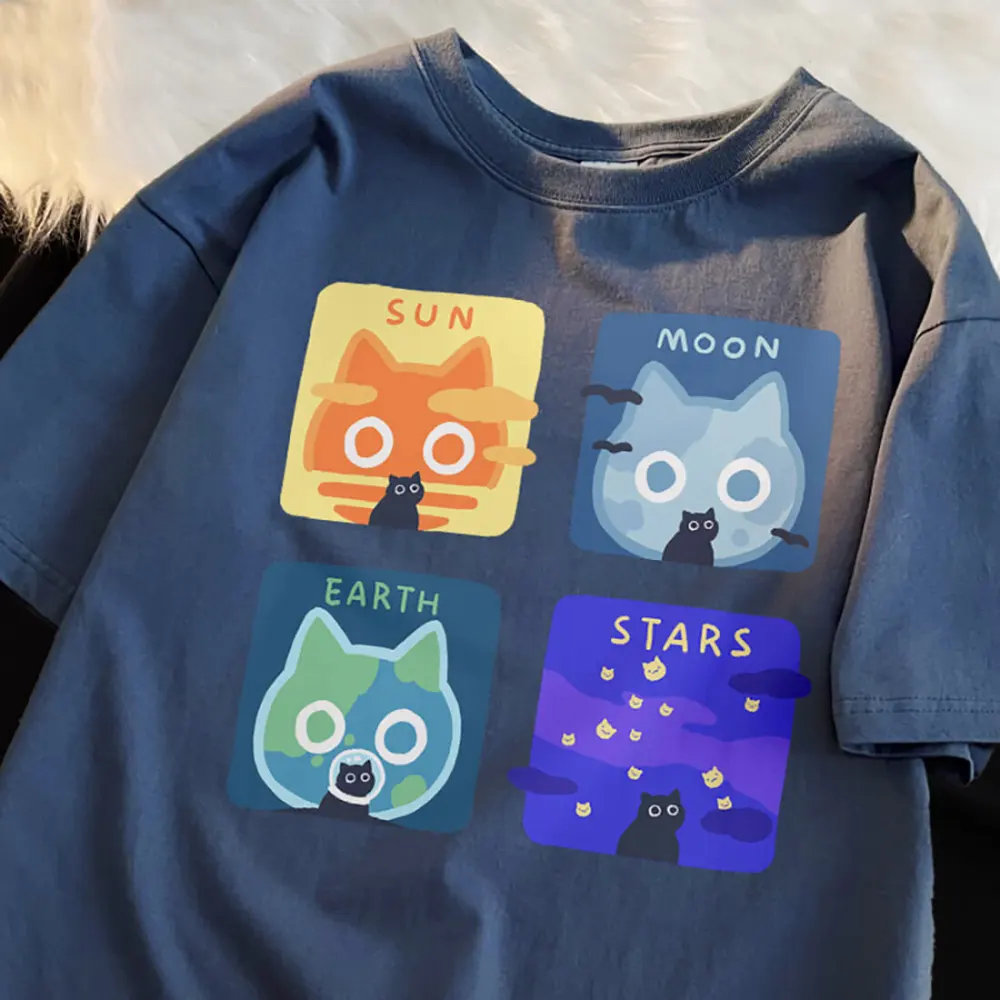 Cat Love Nature Graphic T-Shirt