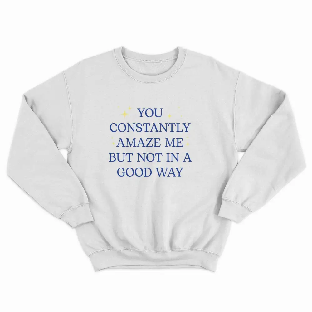 Amazing Style Fleece Crew Neck Sweatshirt