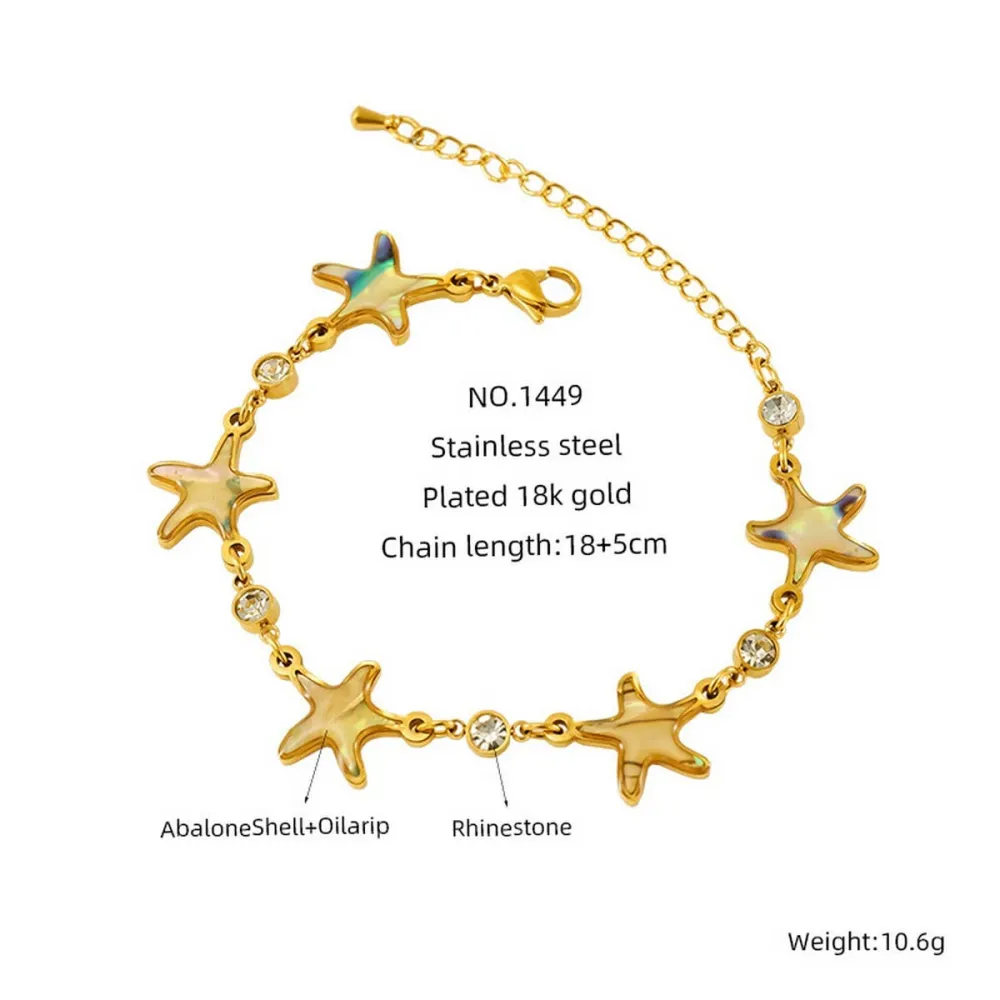 Shell Charm Bracelet