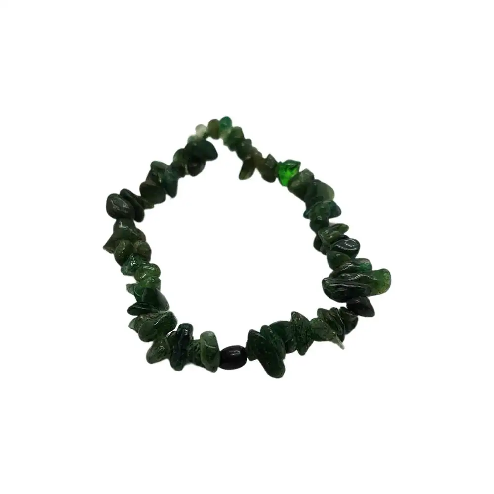 Chip-Stone Stretch Gemstone Crystal Bracelet