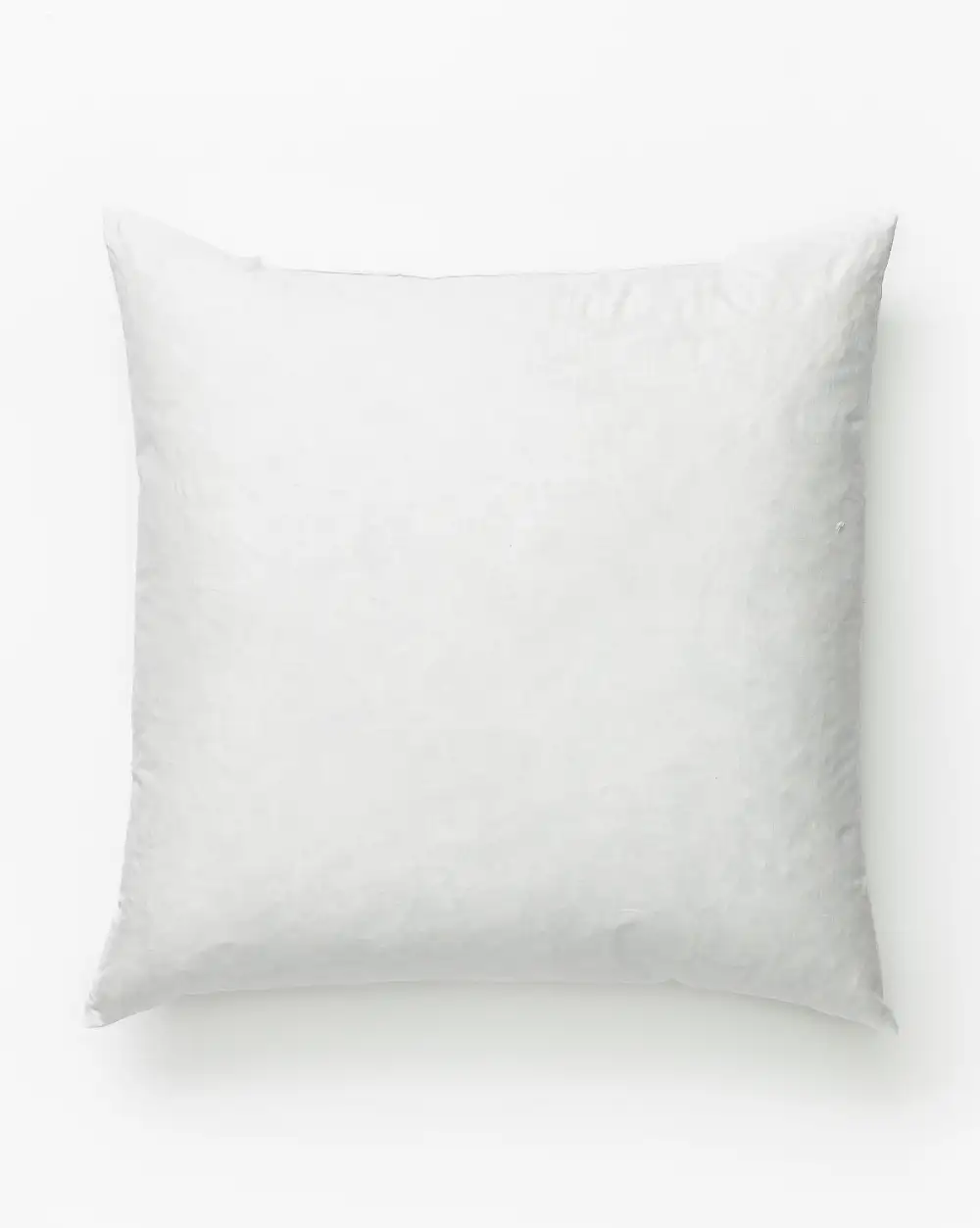 Feather-Filled Cotton-Covered Pillow Insert