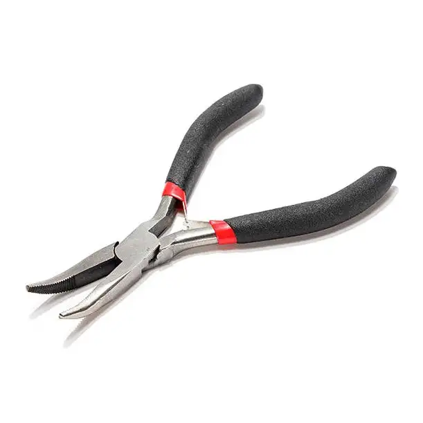 Compact Toothed Bent Nose Pliers