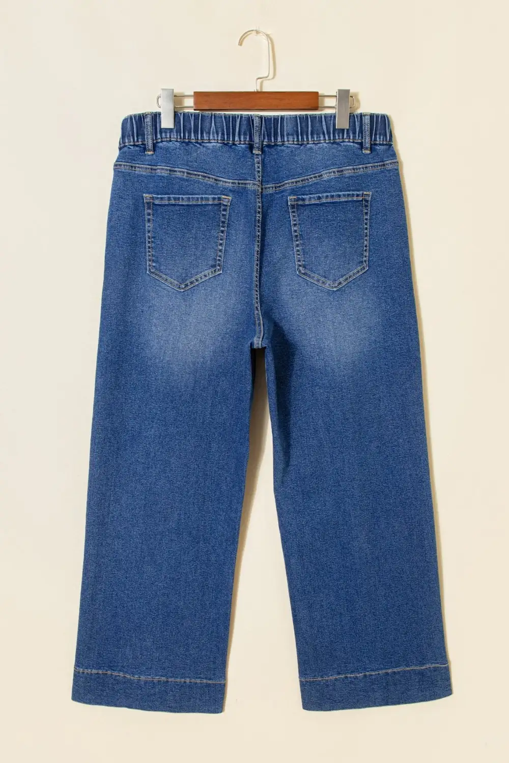 Draped Lace Jeans
