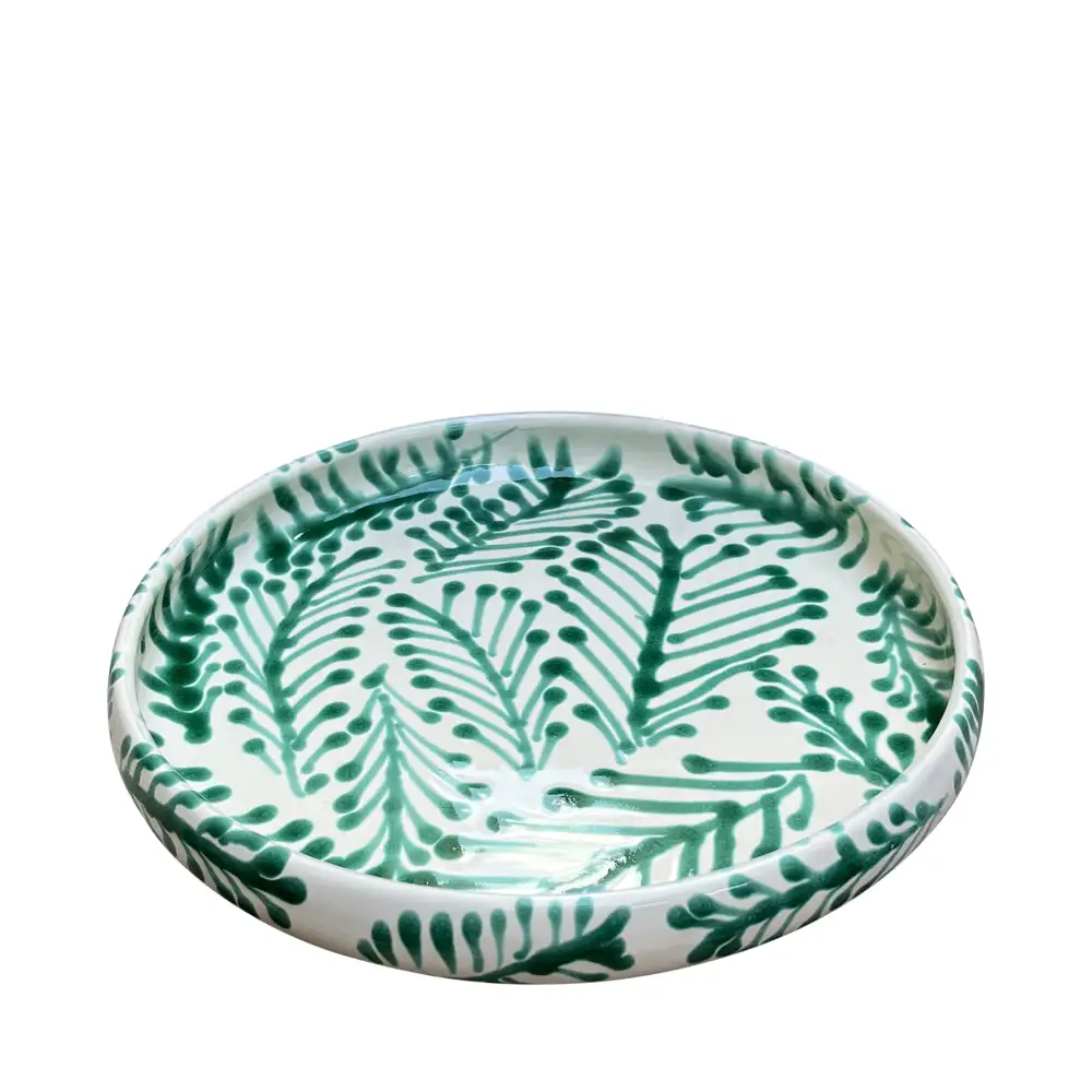Coastal-Inspired Summer-Inspired Ceramic Serving Bowl
