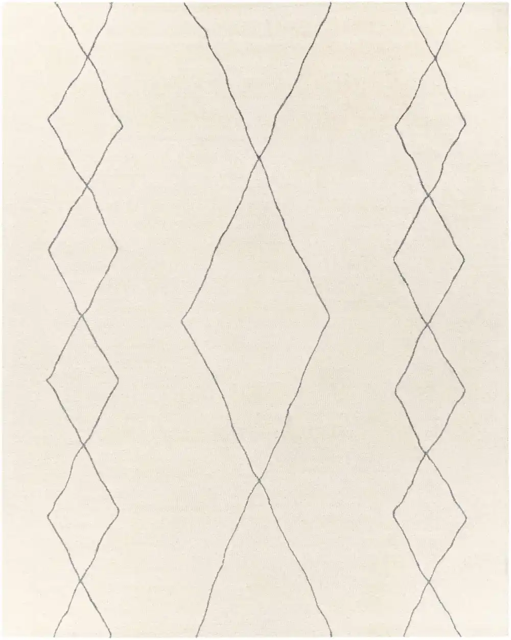 Refined Bohemian Hand Tufted Wool Area Rug