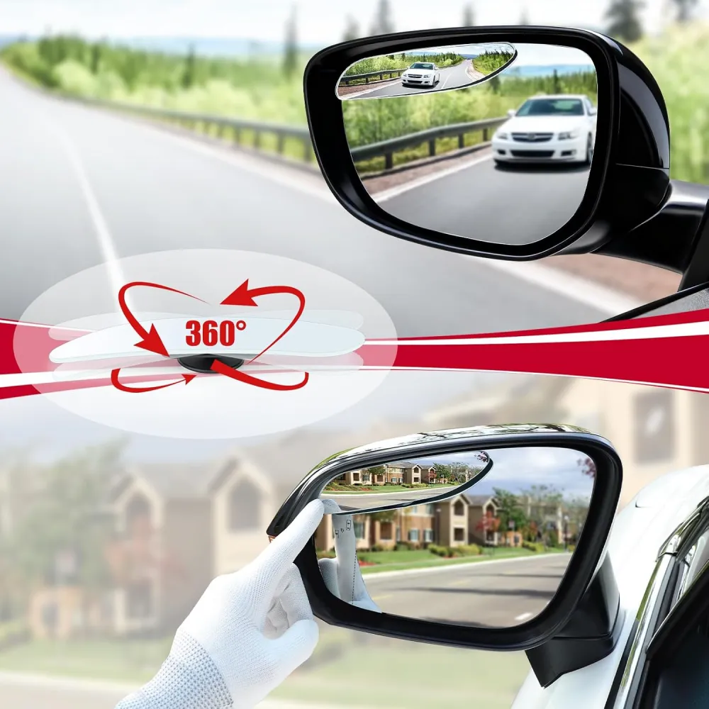 Frameless Blind Spot Mirror Set