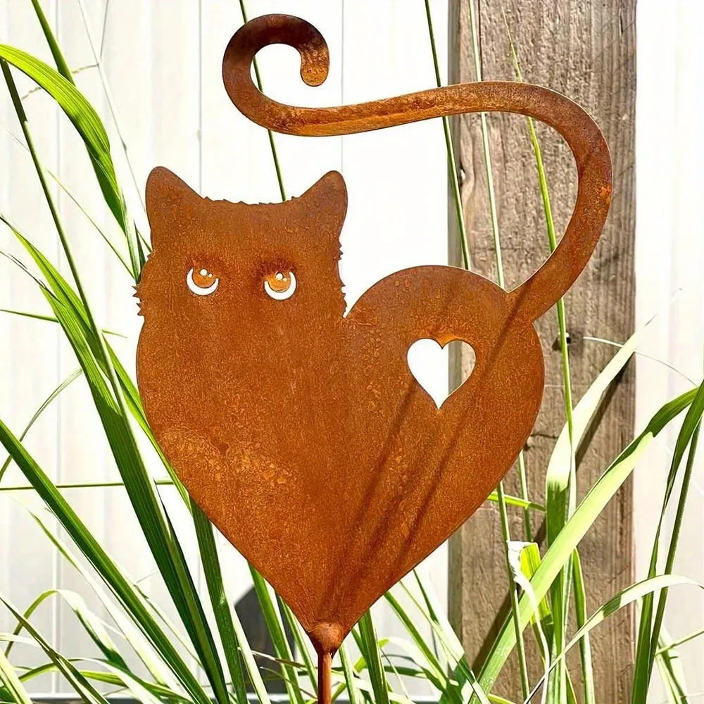 Cat Garden Stake