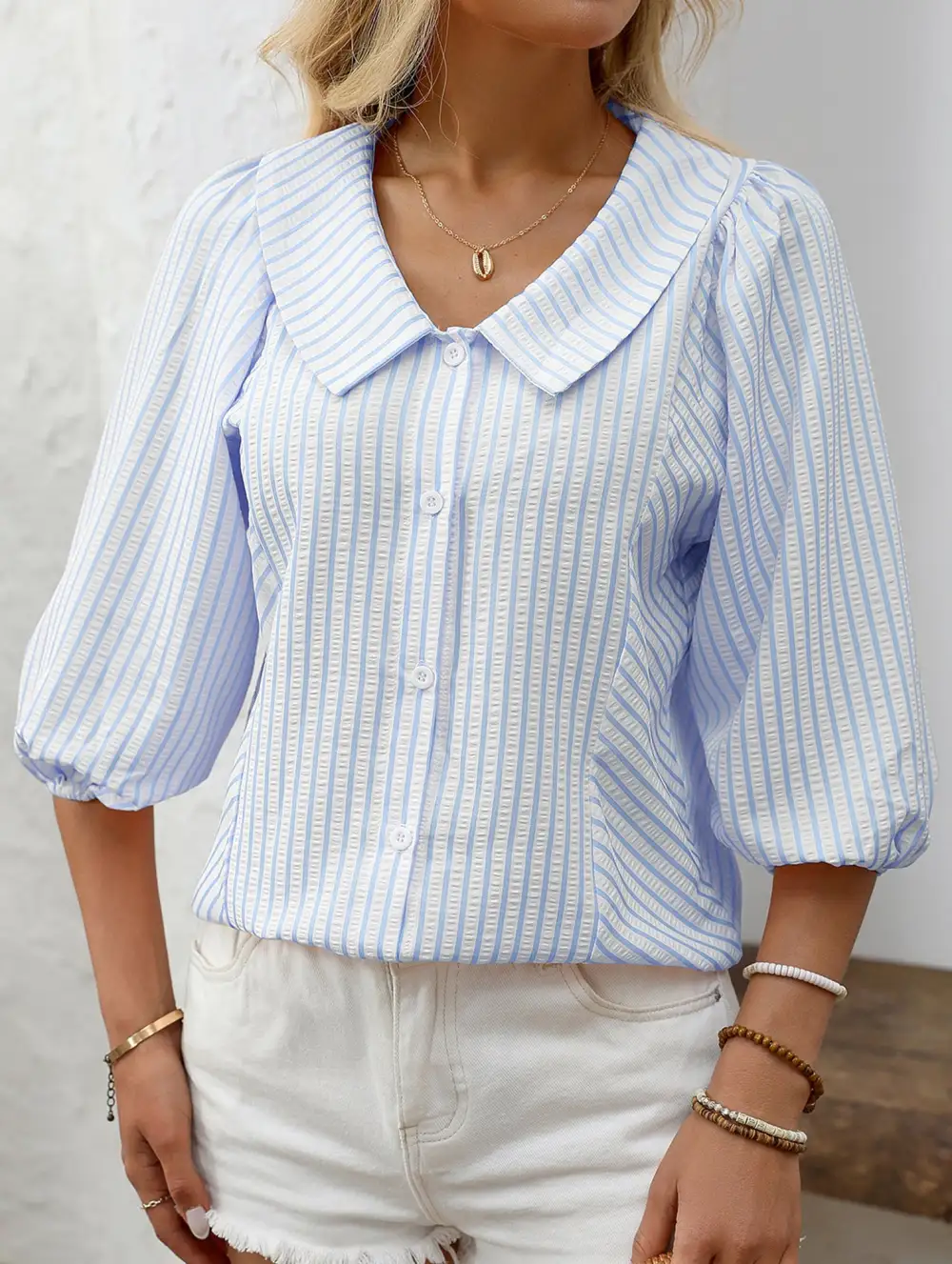 Puff Sleeve Doll Blouse