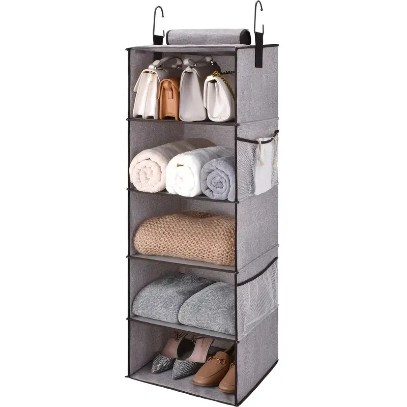5-Shelf Hanging Closet Organizer