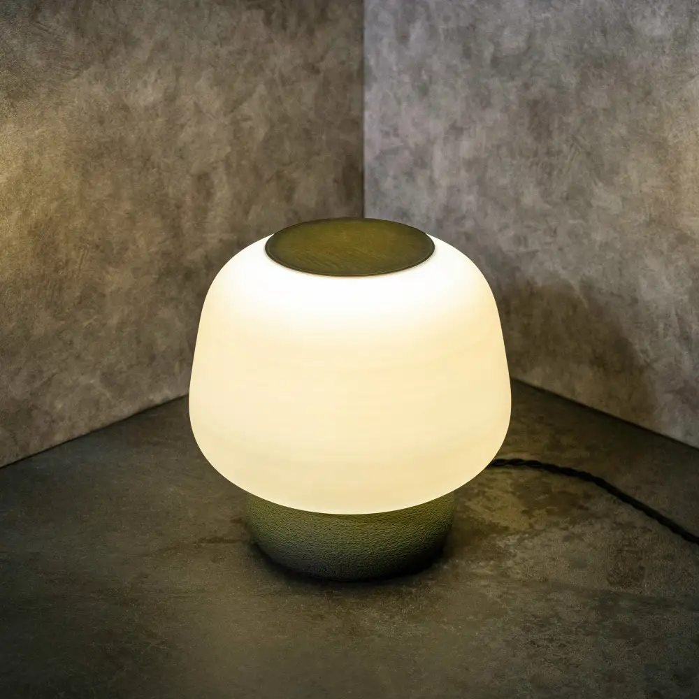 Modern Classic Plant-Based Pla 3d Printed Dimmable LED Table Lamp /