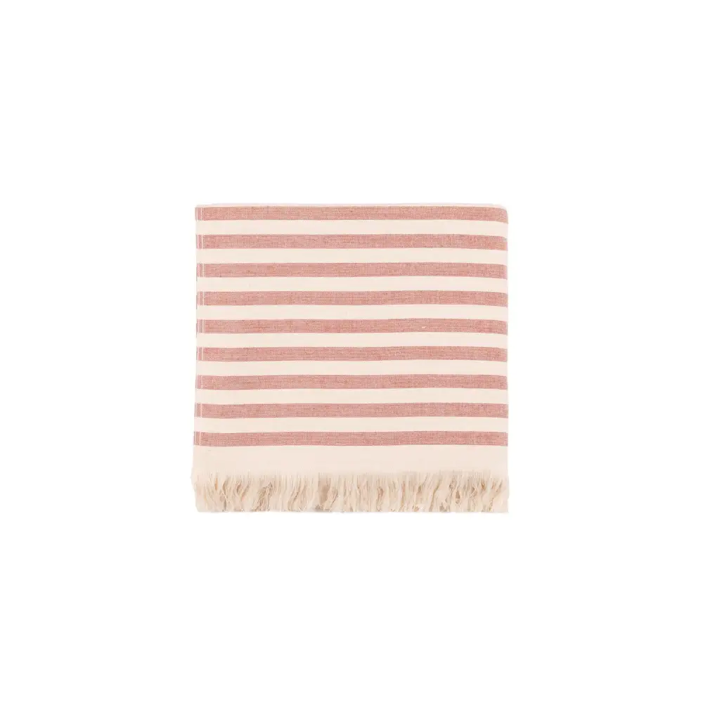 Striped Cotton Oversized Towel