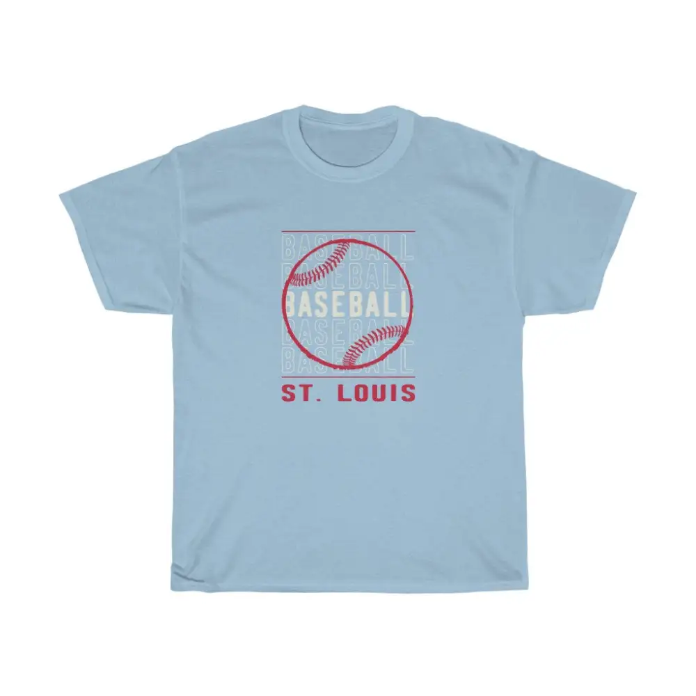 Baseball St. Louis with Baseball Graphic T-Shirt