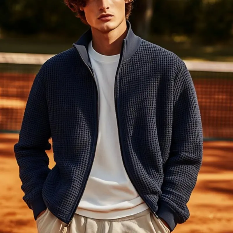 Knit Textured Relaxed Cardigan