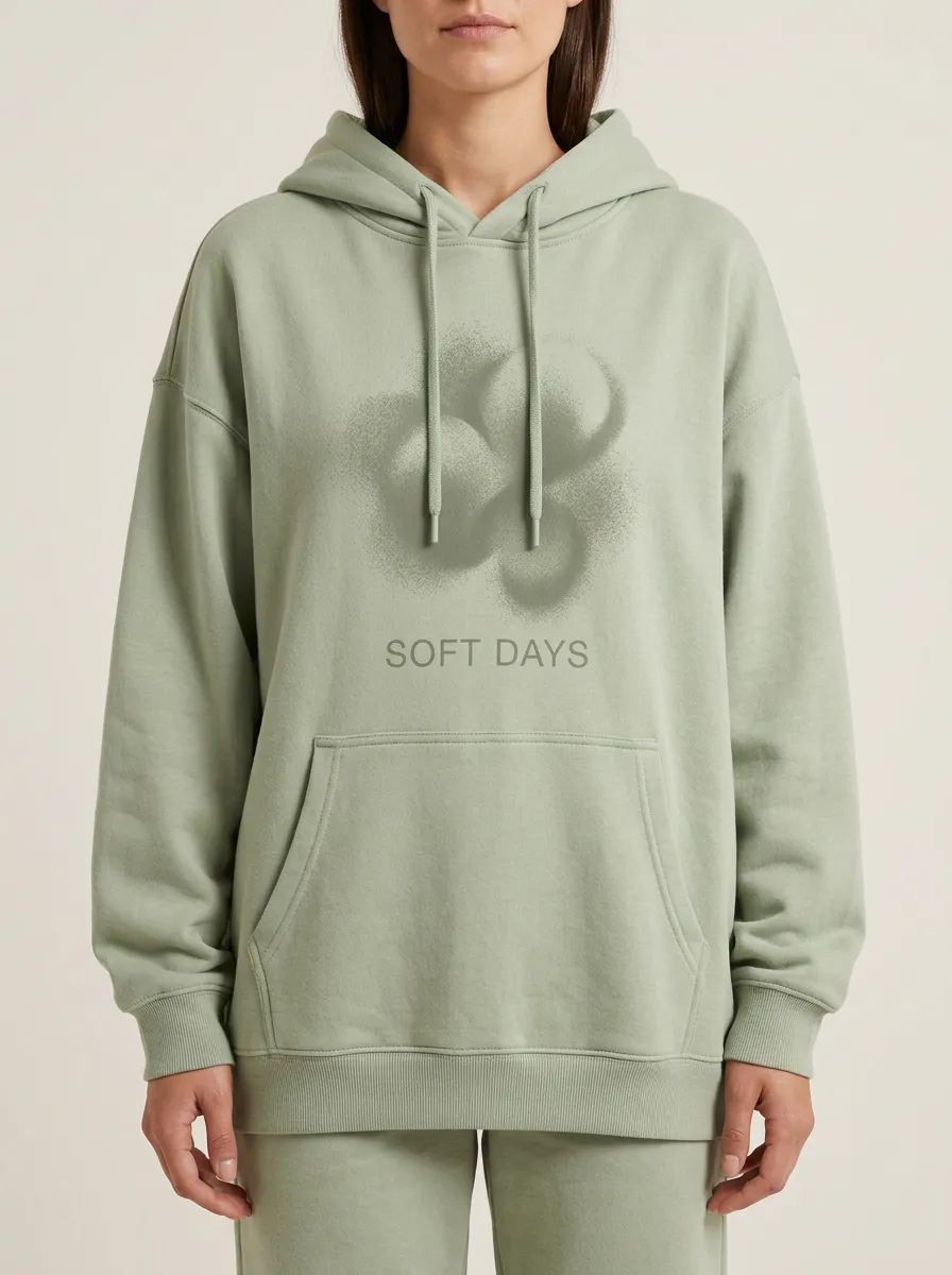 Soft Days Abstract Bubble Hoodie
